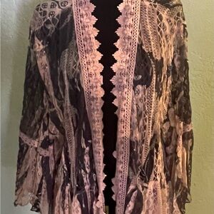 Elegant Lace Trim Women's Sweater